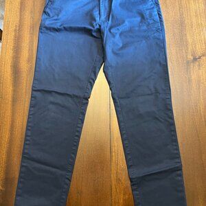 Banana Republic Men's Dress Pants, Slim Fit, Navy Blue, Size 32